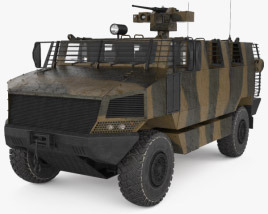 Golan MRAP Armored Vehicle 3D model