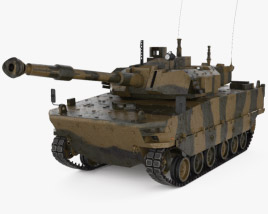 Kaplan MMWT Tank 3D 모델 