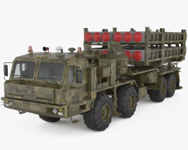 S-350 missile system Modèle 3D