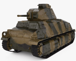 Somua S35 Cavalry Tank 3D model