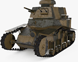 T-18 Tank 3D model