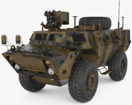 Textron Tactical Armoured Patrol Vehicle 3D модель