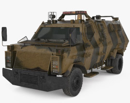 Wolf Armoured Vehicle Modèle 3D