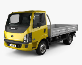 Tata Ultra 714 Flatbed Truck 2017 Modello 3D