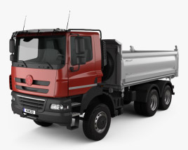 Tatra Phoenix 自卸式卡车 3轴 2015 3D模型