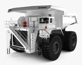 Terex Unit Rig MT6300 AC Dump Truck 2013 3D model