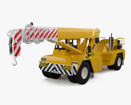 Terex MAC-25SL Franna Crane Truck 2013 3D model