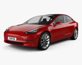 Tesla Model 3 Prototype 2016 Modèle 3D