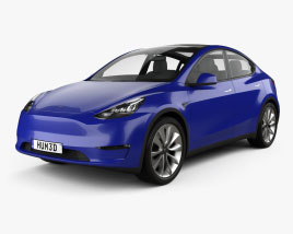 Tesla Model Y 2024 Modèle 3D