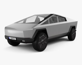 Tesla Cybertruck concept 2022 3D-Modell