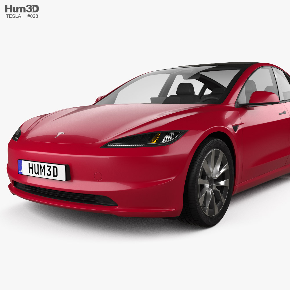 FDHYFGDY 2 Pièces pour Tesla Model 3 2024 2025 Film de Protection