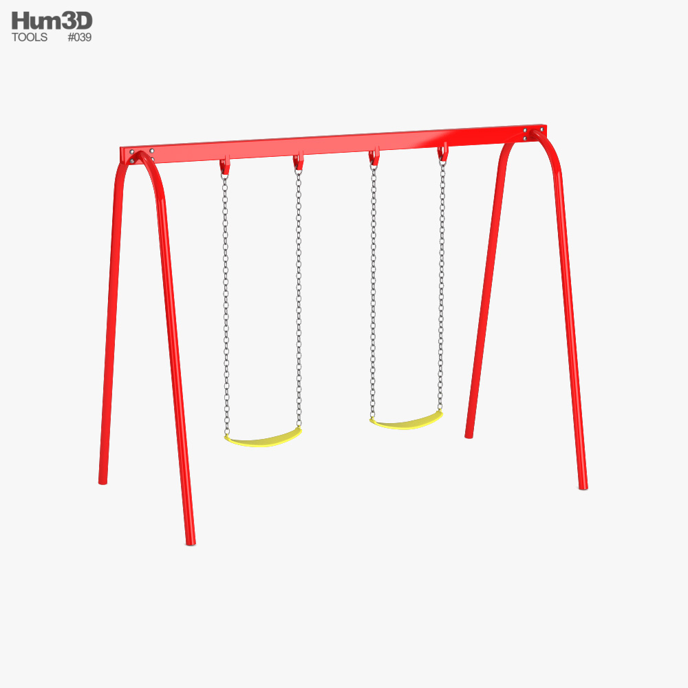 Two Swing Seats 3D model - Download Architecture on