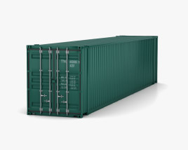 Shipping Container 45' HC 3D model