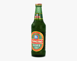 Tsingtao Birra Bottiglia Modello 3D