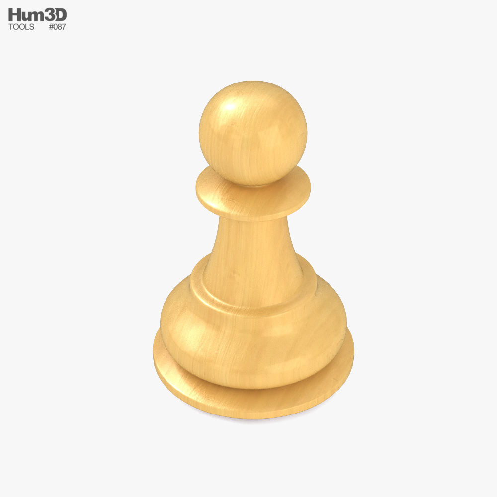 Rei preto e branco - peças de xadrez modelo 3D gratuito - .c4d .dae .fbx  .obj - Free3D