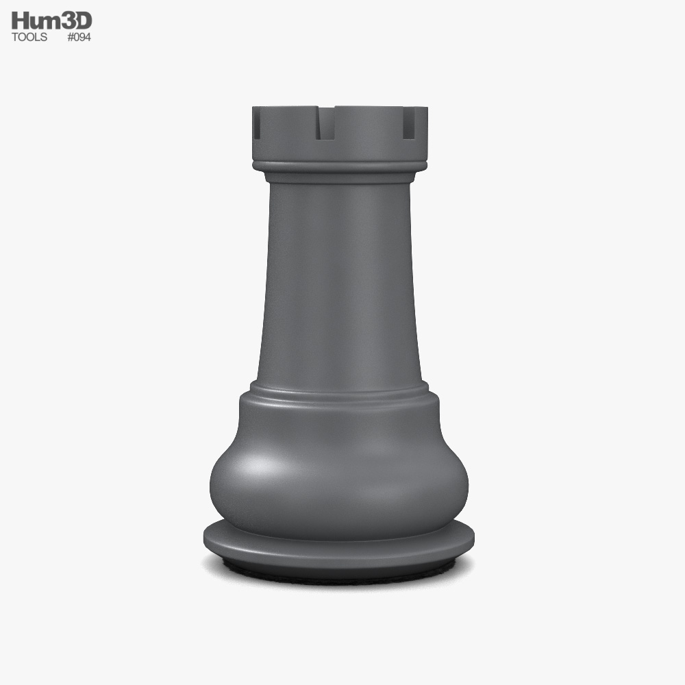 Chess Game (Jogo de Xadrez), 3D CAD Model Library