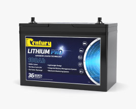 Century Pro auto lithium-batterie 3D-Modell