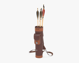 Quiver With Arrows 3D model