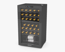 双区葡萄酒冷却器 3D模型