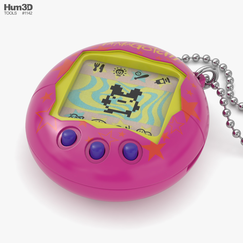 Tamagotchi 3D model - Download Life and Leisure on