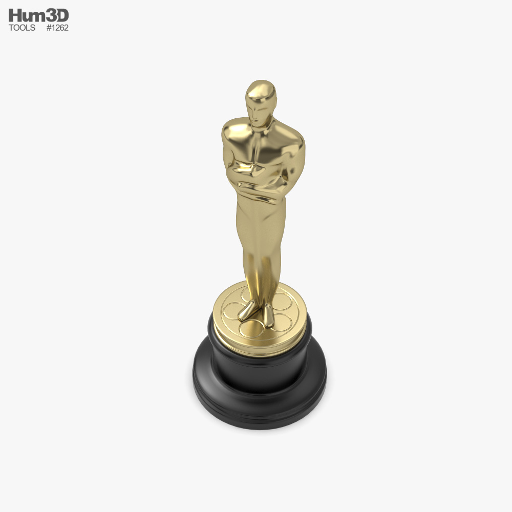 Academy Awards Oscar Statuette Modello 3D - Scarica Oggetti di