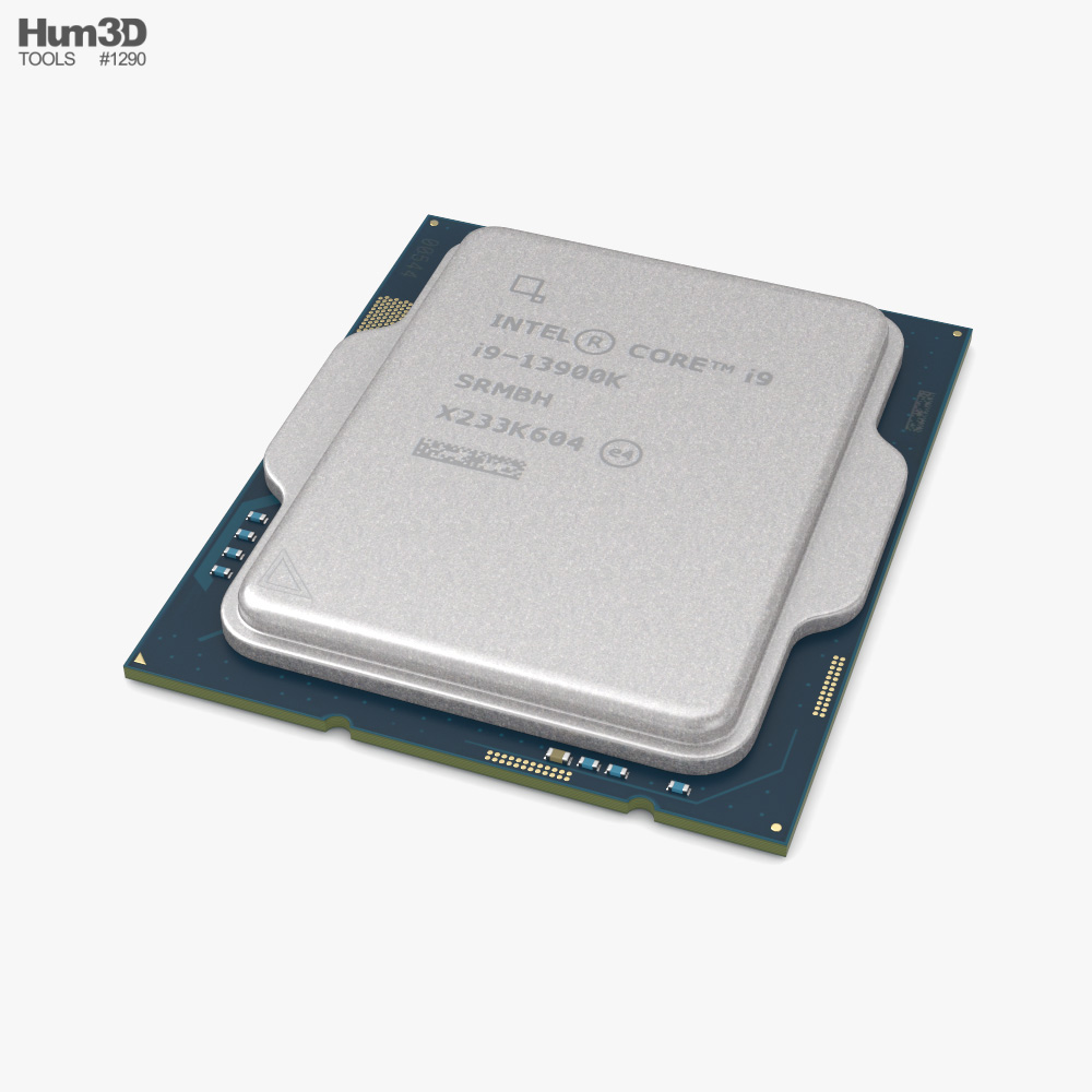 3D model Intel CPU i9 Extreme v1 001 VR / AR / low-poly