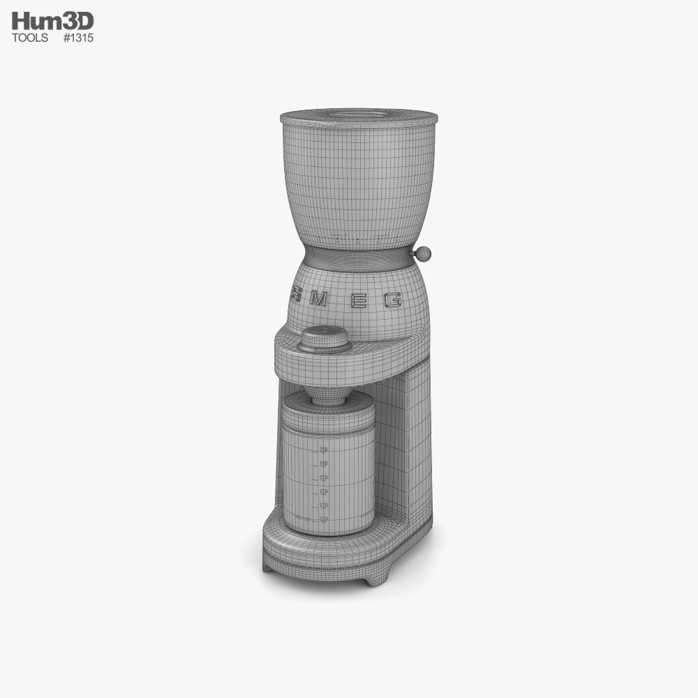 smeg set bmg coffee grinder 3D model