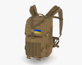 Ukrainian Special Forces Backpack 3D model
