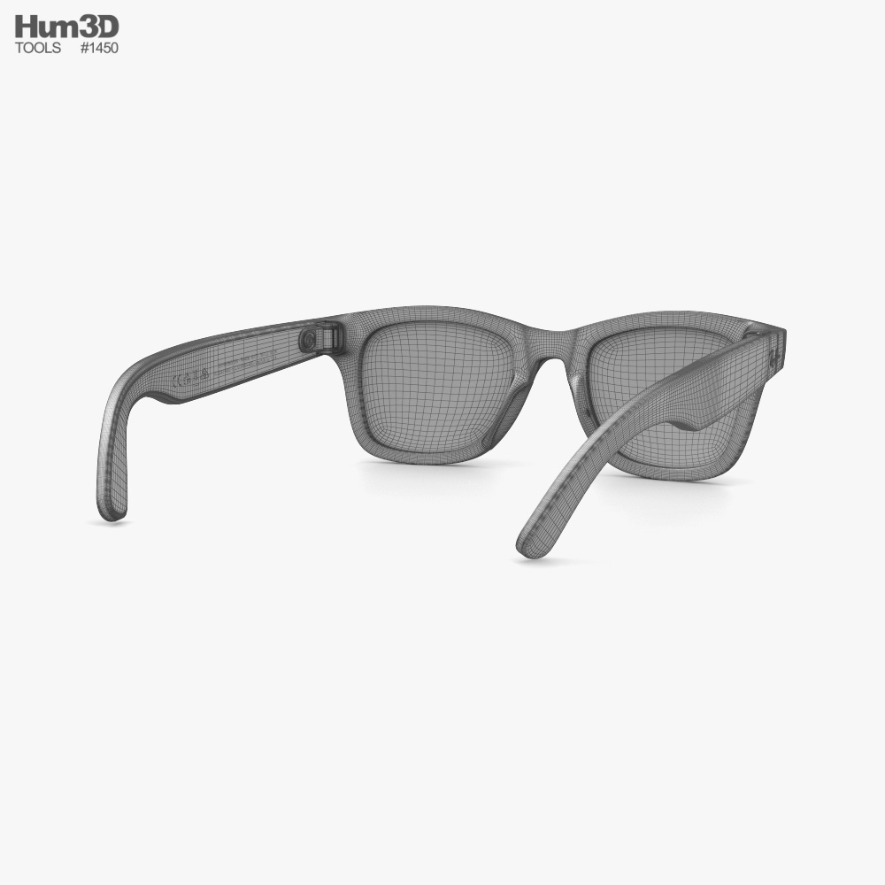 Meta Ray Ban Smart Glasses 3D model - Download Electronics on 3DModels.org