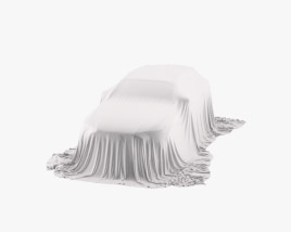 Car Cover Gray Big Suv 3D 모델 