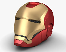 Iron Man Capacete Modelo 3d