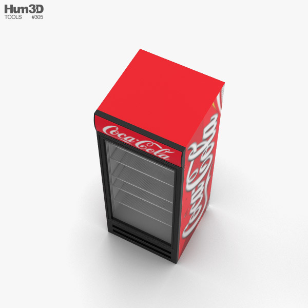 Coca-Cola Kühlschrank 3D-Modell