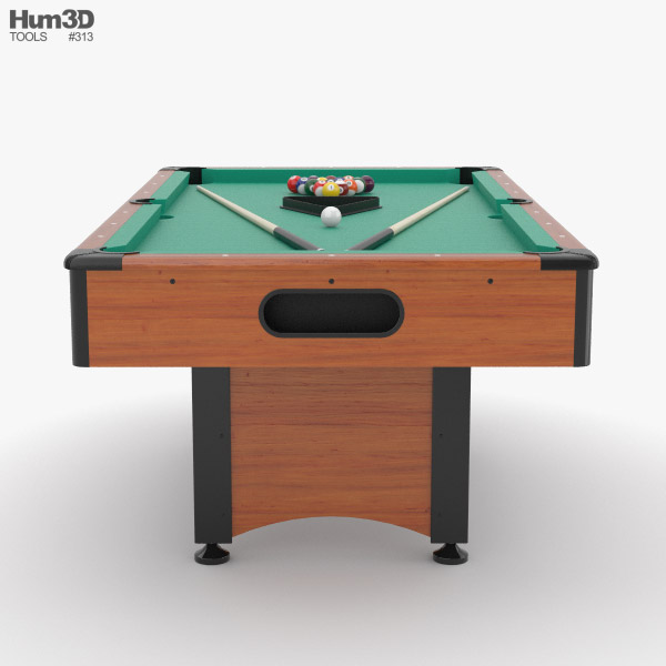 Pool Table snooker - Mesa de Sinuca, 3D CAD Model Library