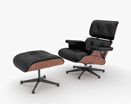 Кресло Eames Lounge 3D модель
