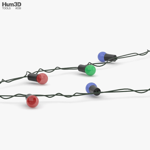 Fairy Lights 3D Model Free Download - Colaboratory