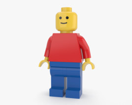 Лего Персонаж 3D модель
