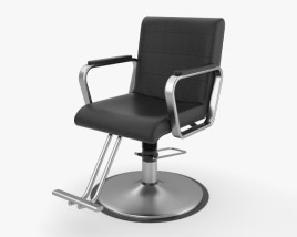 Кресло для парикмахерской 3D модель