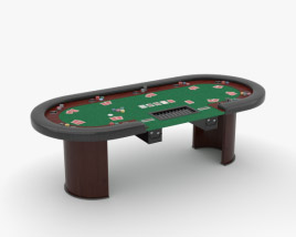 Покерный стол 3D модель