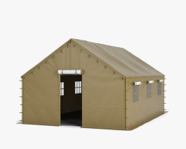 Военная палатка 3D модель