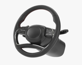 Steering wheel 3D model
