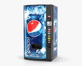 Cold Soda Vending Machine 3D model