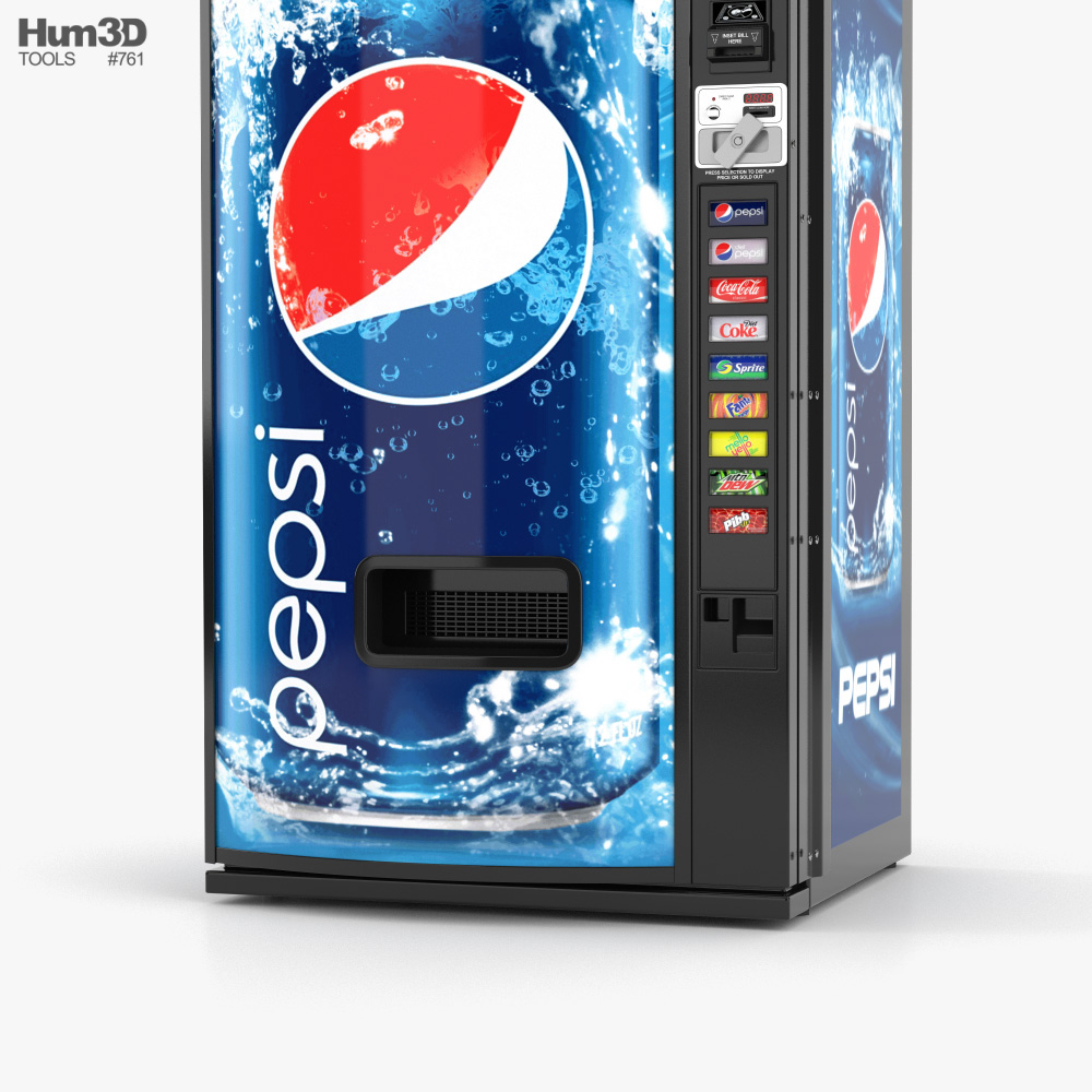 Distributeur de boissons froides modèle 3D $19 - .max .fbx .obj