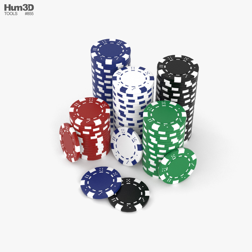 Jetons de poker Modèle 3D - Télécharger Diverses on