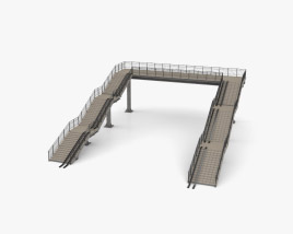 人行天桥 3D模型