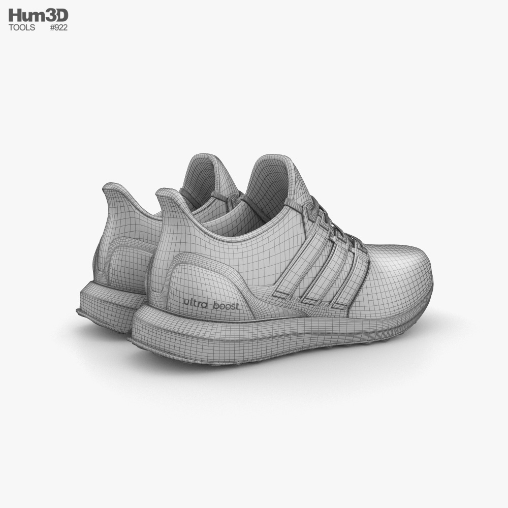 Adidas Ultra Boost 3D model - Download Clothes on 3DModels.org