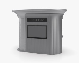 Sanisette public Toilet Modello 3D