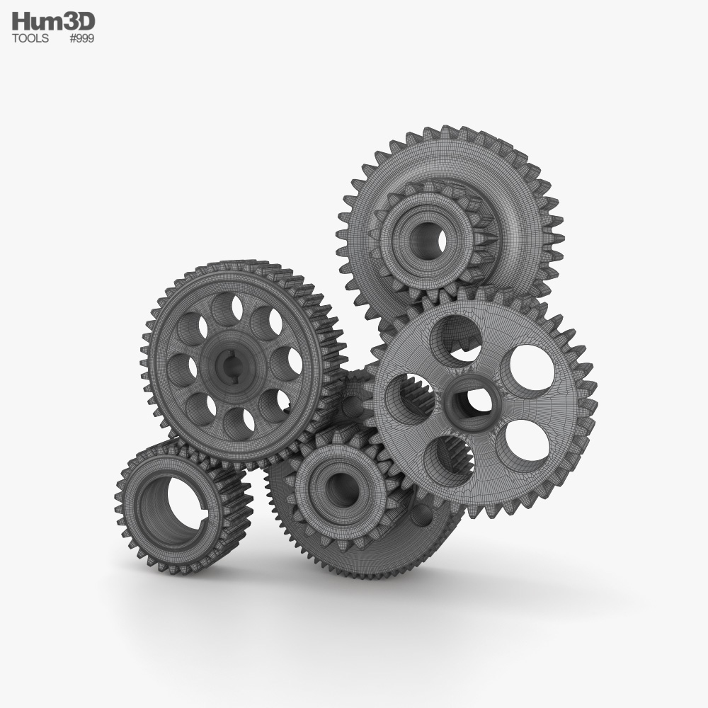 3D model of the gear set.  Download Scientific Diagram