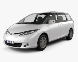 Toyota Previa 2014 3D model