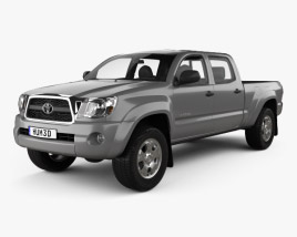 Toyota Tacoma Cabine Dupla Long bed 2014 Modelo 3d