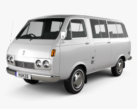 Toyota Hiace Пассажирский фургон 1967 3D модель